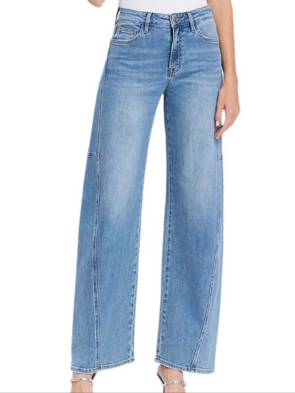 Lovervet By Vervet Wide Barrel Jeans LV1517 Size 1/25